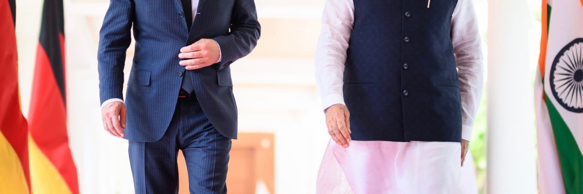 Scholz visits delhi