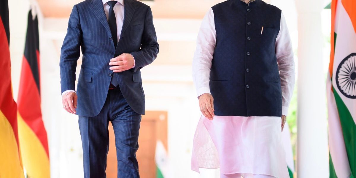 Scholz visits delhi
