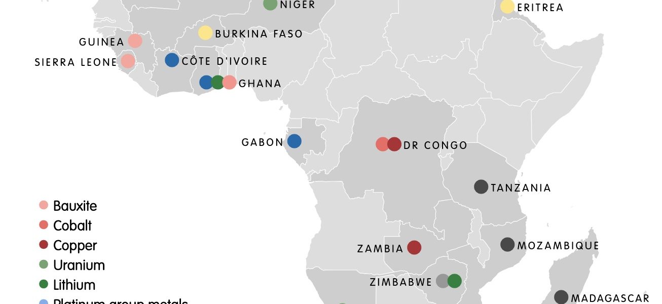 Low carbon minerals Africa