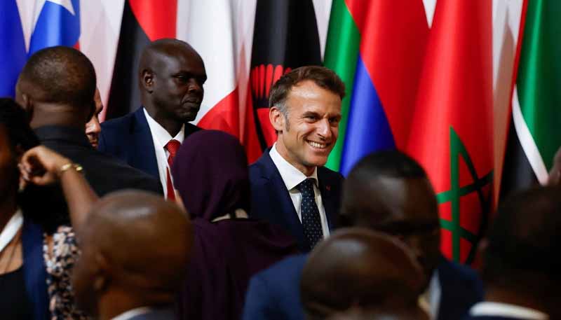 France Goes Forward, Then Trips on the Stage in Nairobi
