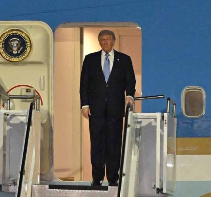Trump in Beijing, America Inc. in tow