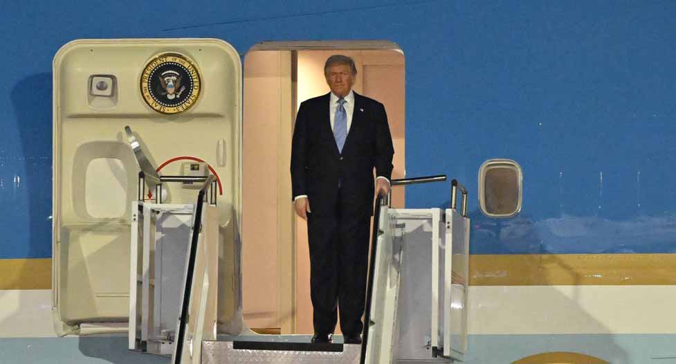 Trump in Beijing, America Inc. in tow