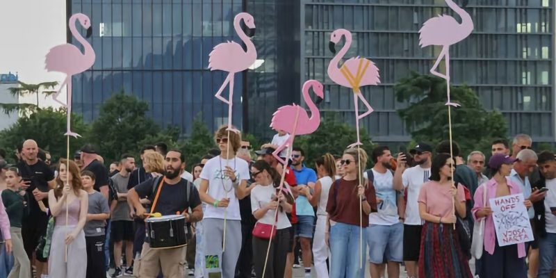 Albania’s Flamingo Revolution moves from the streets to the digital battlefield