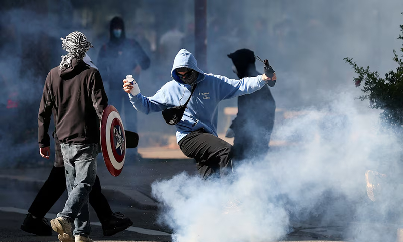 France’s school crisis reaches the streets